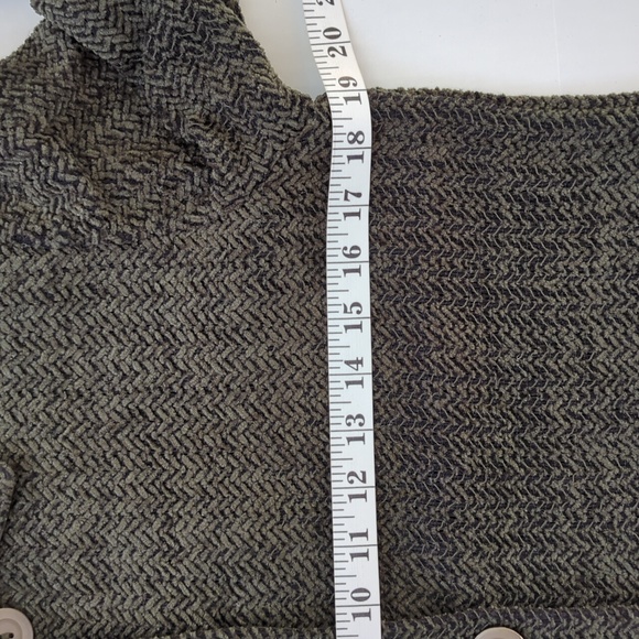 Jaclyn Smith Acrylic Open Weave Lightweight Blazer Jacket Size 10 Green Pattern - Picture 12 of 14